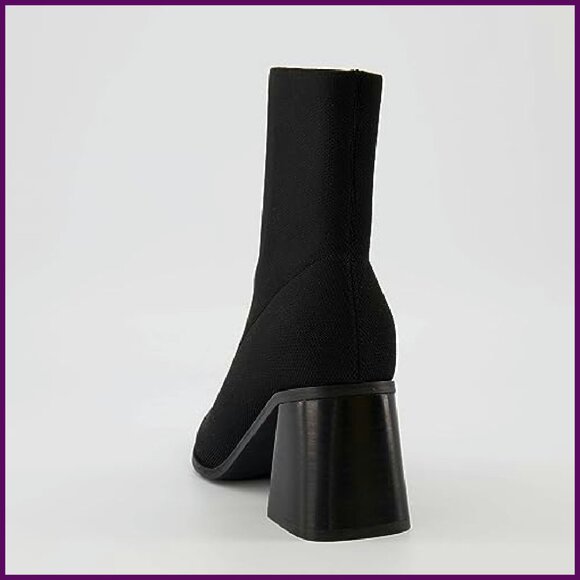 Stretch Knit Ankle Boots with Memory Foam, Wide Widths Available - Picture 6 of 8